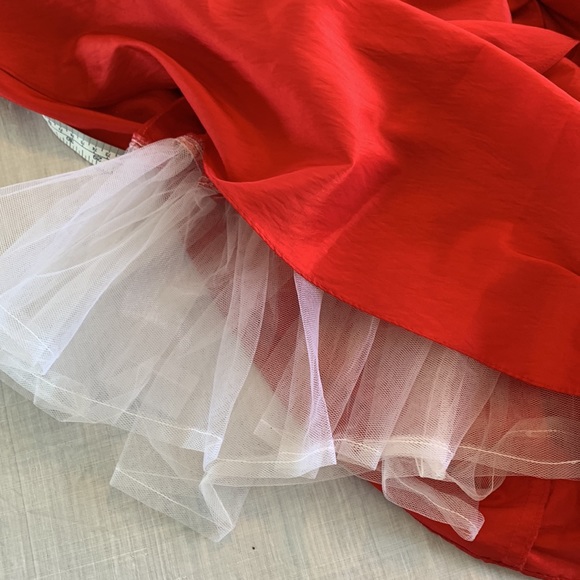 Zum Zum red prom mini dress size 7/8 - Picture 10 of 10